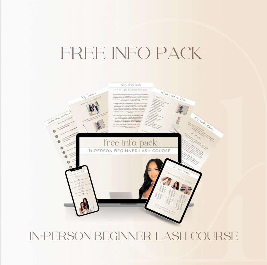 Free Info Pack - In-person Lash Course